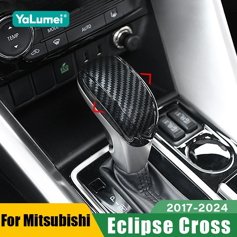 Für Mitsubishi Eclipse Kreuz PHEV 2017 2018 2019 2021 2022 2023 2024 Auto Schaltknauf Getriebe Kopf Abdeckung Trim zubehör