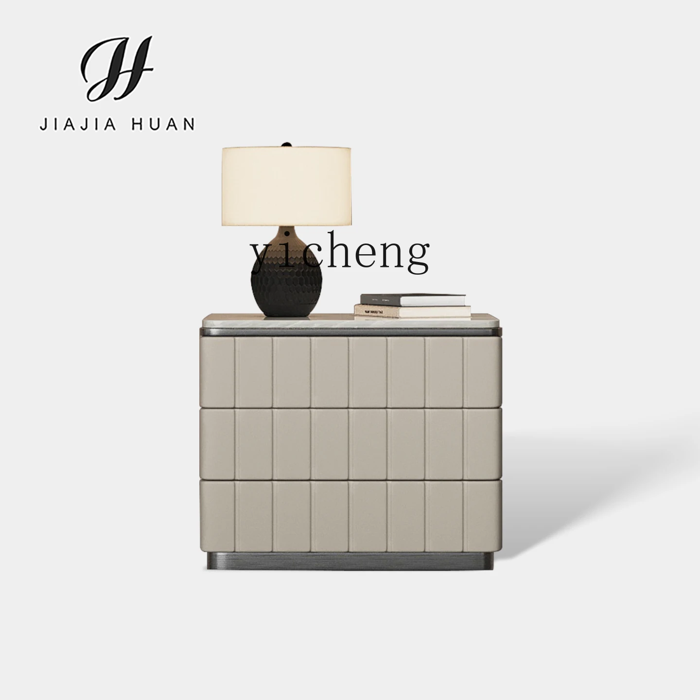 

LX Modern Minimalist Bedroom Bedside Cabinet Storage Small Apartment