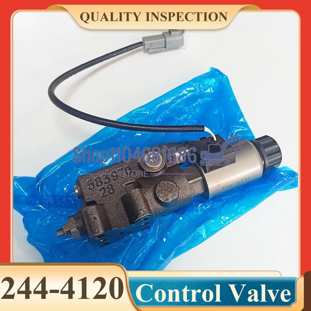 

244-4120 Fan Pump Control Valve 2444120 for E329 330 336DC9 C13 Fan Pump Motor Solenoid Valve 2444120 244-4120