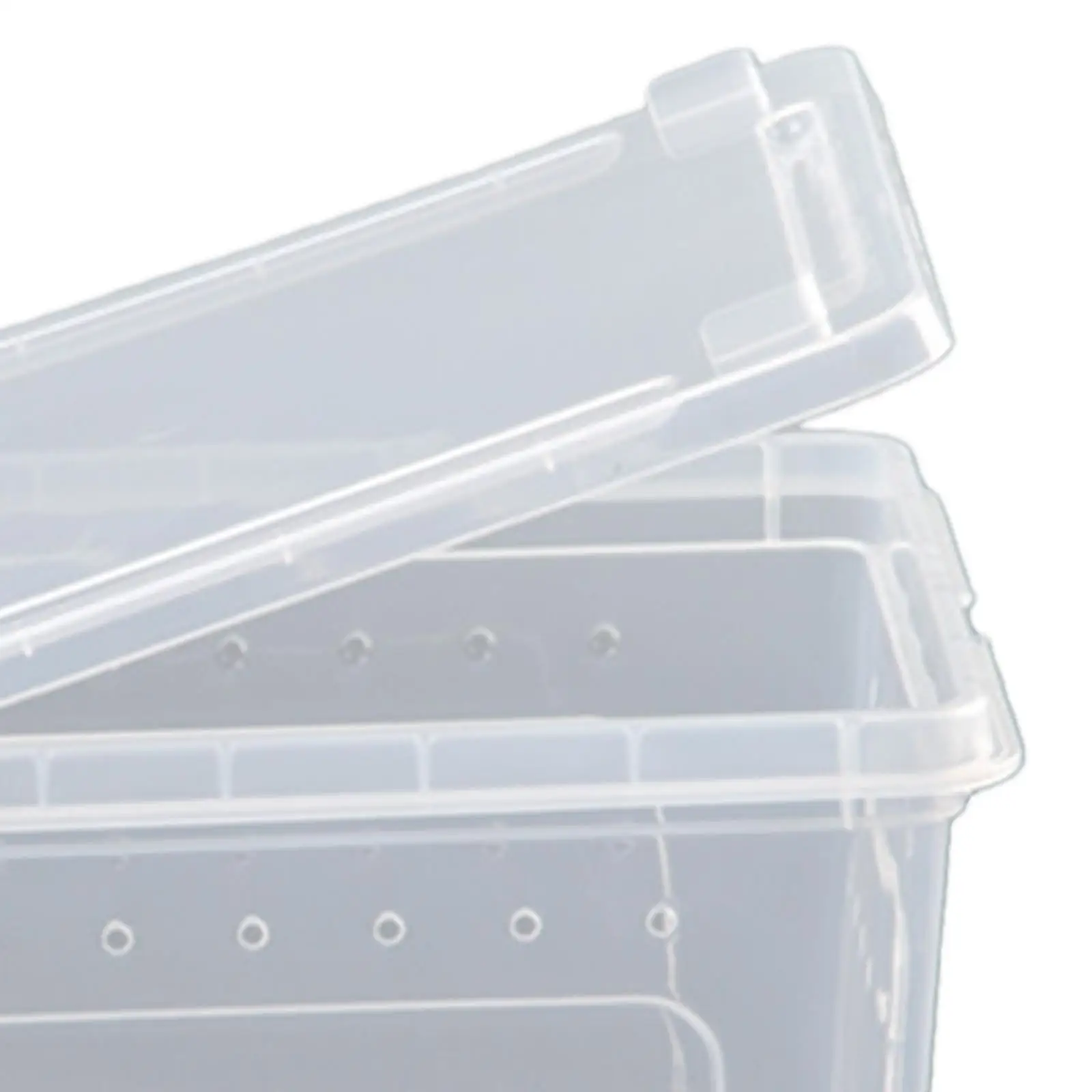 

Transparent Reptile Breeding Box Portable Cage Animal Enclosure for Reptile Terrarium Feeding and Transport