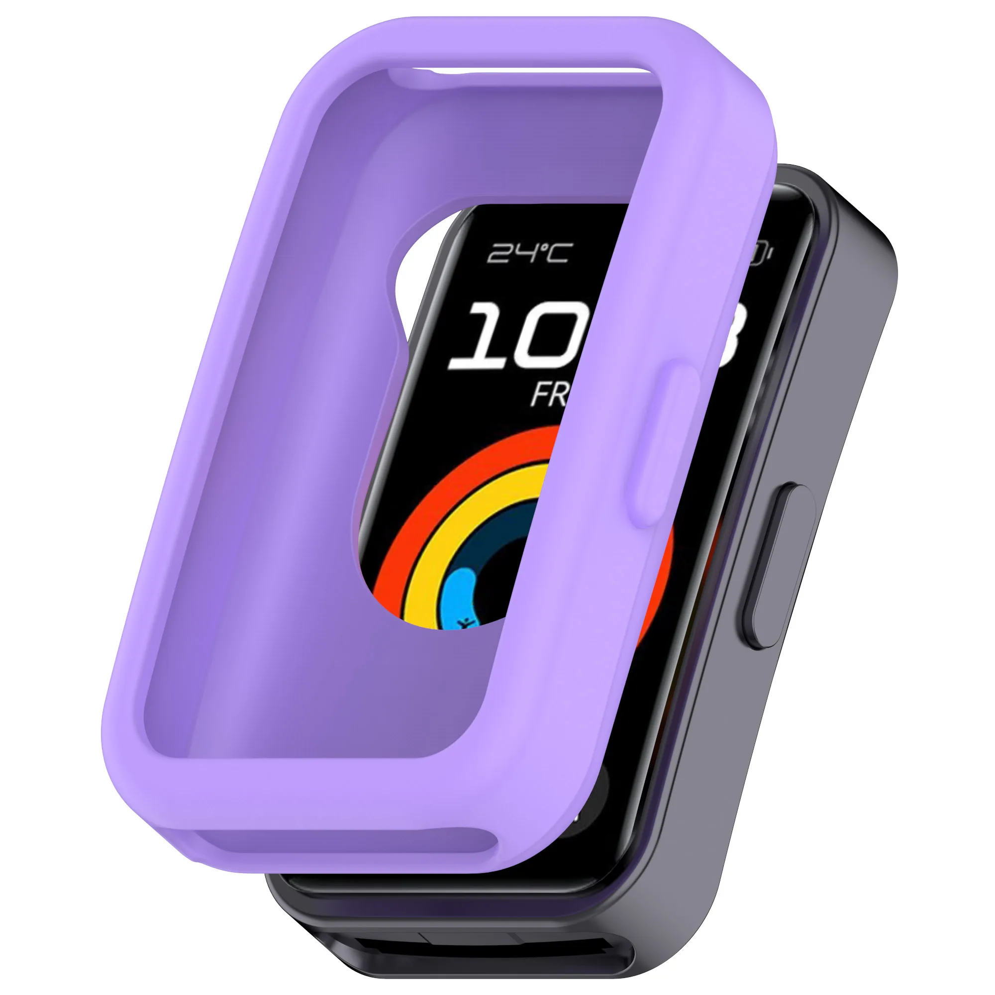 Silicone Screen Protector Case For Huawei band 9,Flexible Soft Protective Shell Bumper Cover For Huawei band 8 Watch Accessories