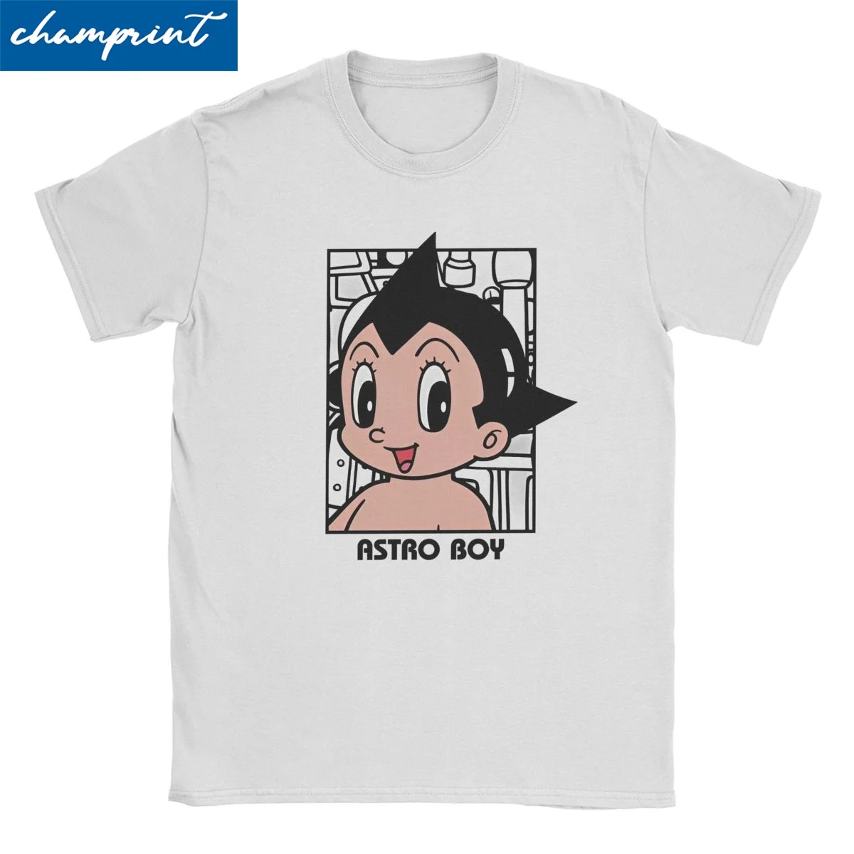 Camiseta de Astro Boy para hombre y mujer, camisa de Manga corta con cuello redondo, 100% algodón, Astroboy, Mighty Atom