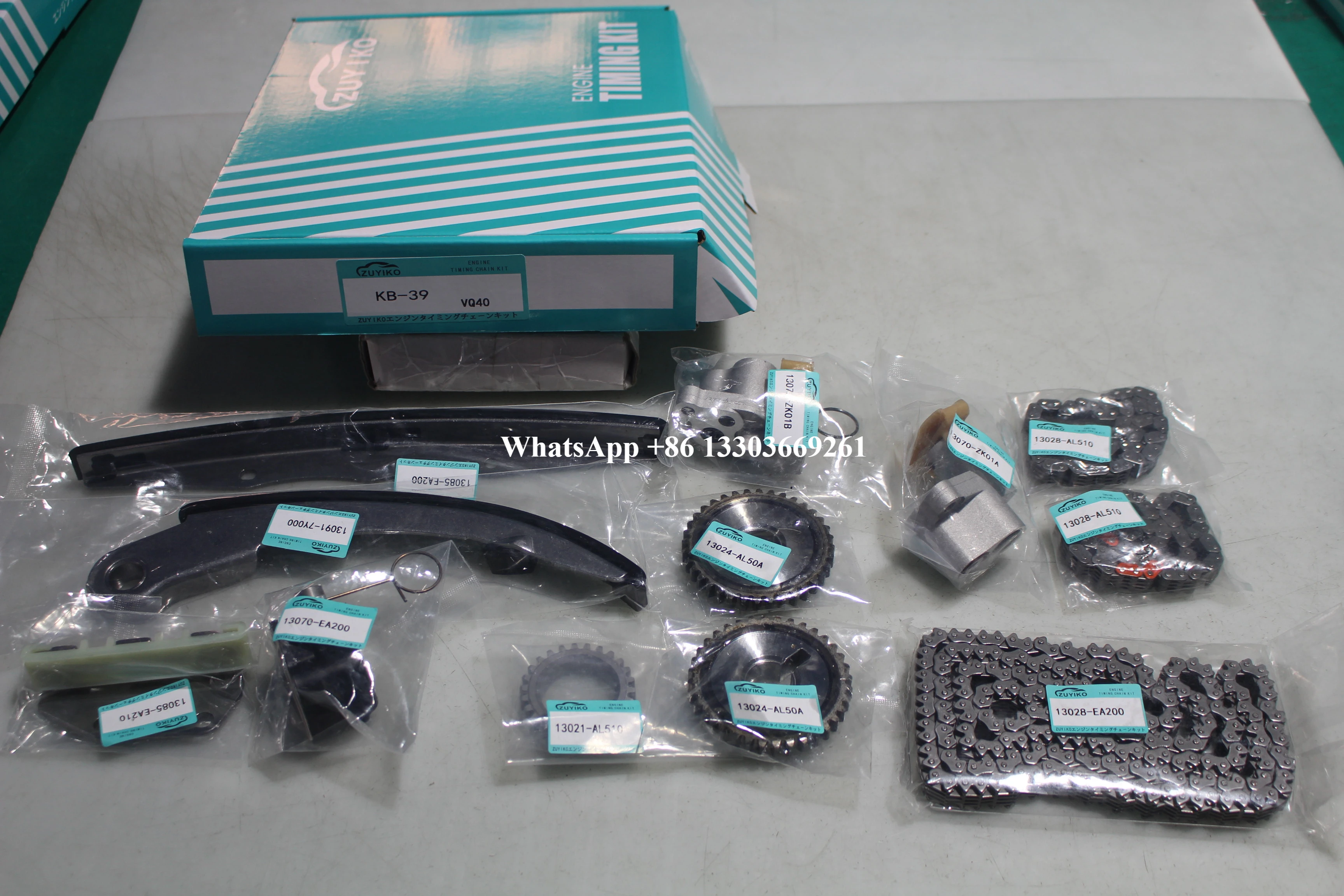

VQ40DE VQ40 TIMING CHAIN KIT FOR NISSAN vq40de vq40 engine timing chain set 13028-EA200 KB-39