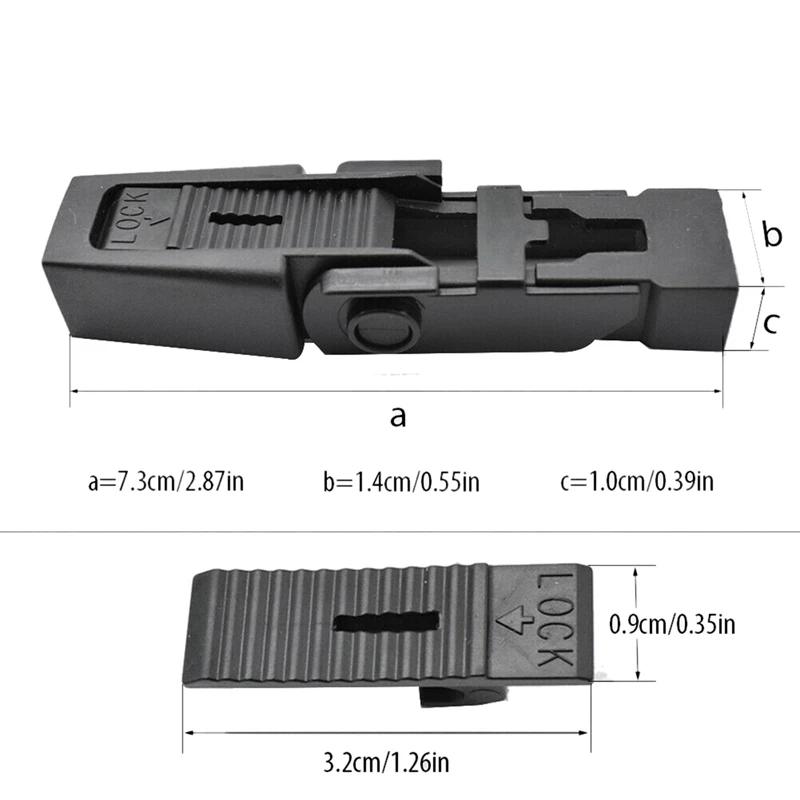 10 Stuks Ruitenwisserblad Arm Behoud Slot Clip Voor Land Rover Discovery Ii Range Rover L322 Dkw100020