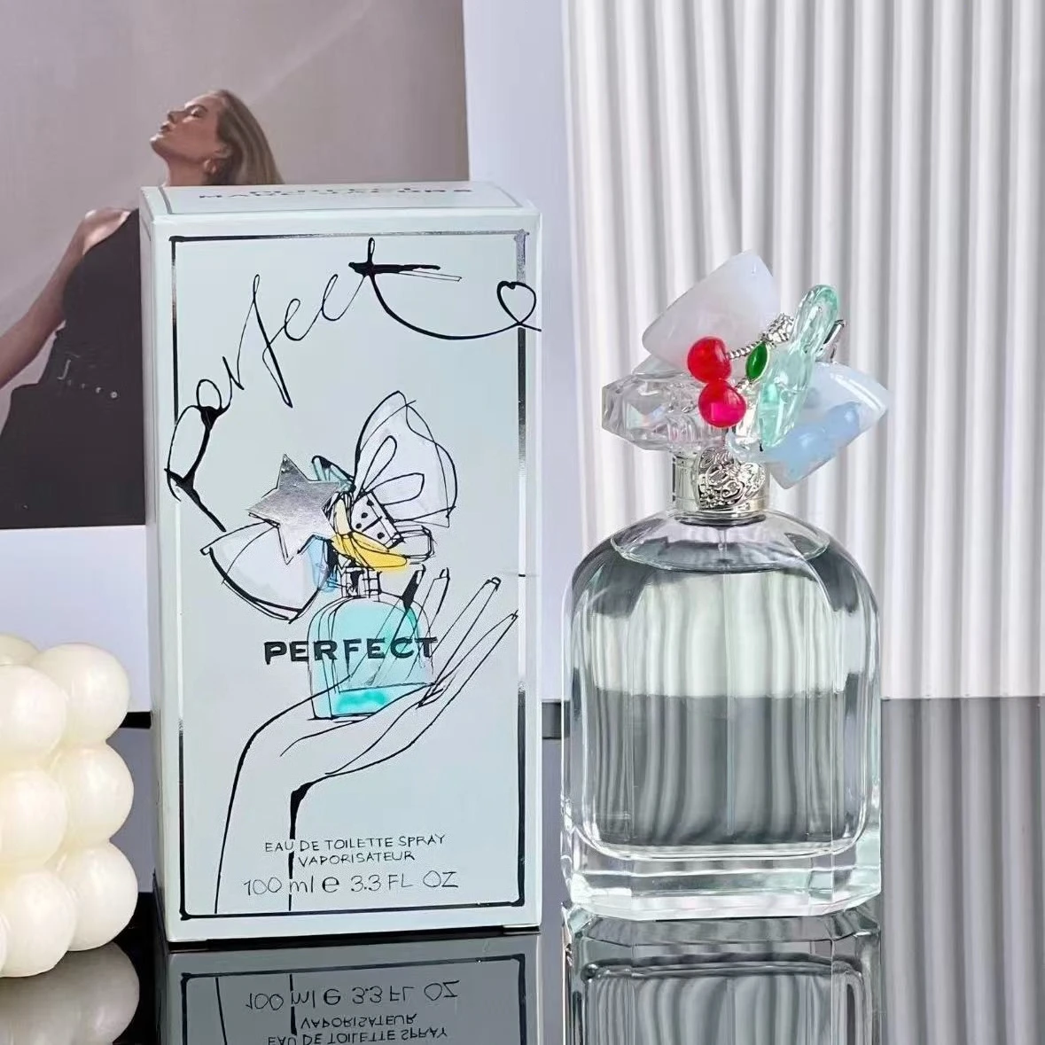 100ML Luxurious alluring perfume Natural and fresh floral scent Radiating a gentle and sweet aura Romantic date essentials - Image 2