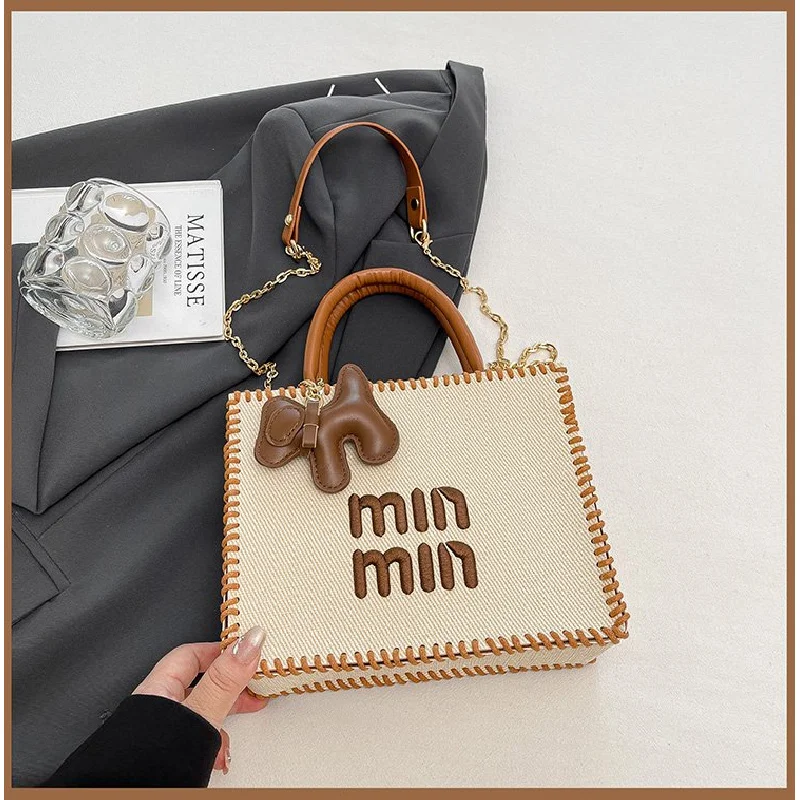 

Trendy Unique Crossbody Bag For Women Featuring Letter Logo And Large Capacity In Vintage Fashion