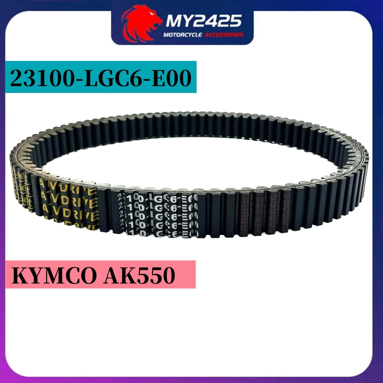 

OEM: 23100-LGC6-E00 Motorcycle Transfer Drive Belt For KYMCO AK550 904x32