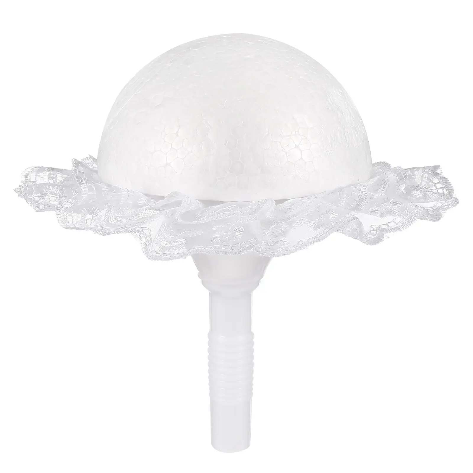 

Hemisphere Lace Flower Holder Wedding Bouquet Handles for Weddings Flowers Decor