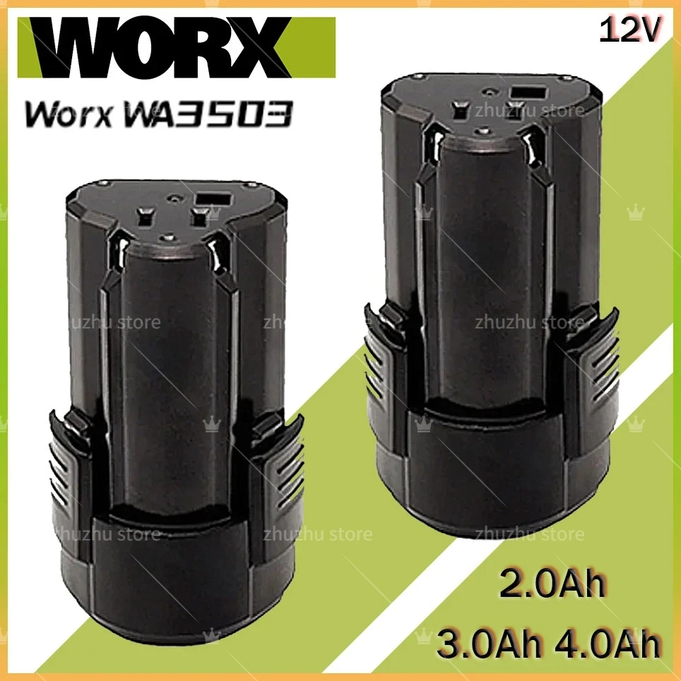 3.0Ah 2.0Ah 12V Battery for Worx WA3553 WA3504 WA3505 WA3509 for Rockwell RW9300 Li-ion Rechargeable Power Tool Battery