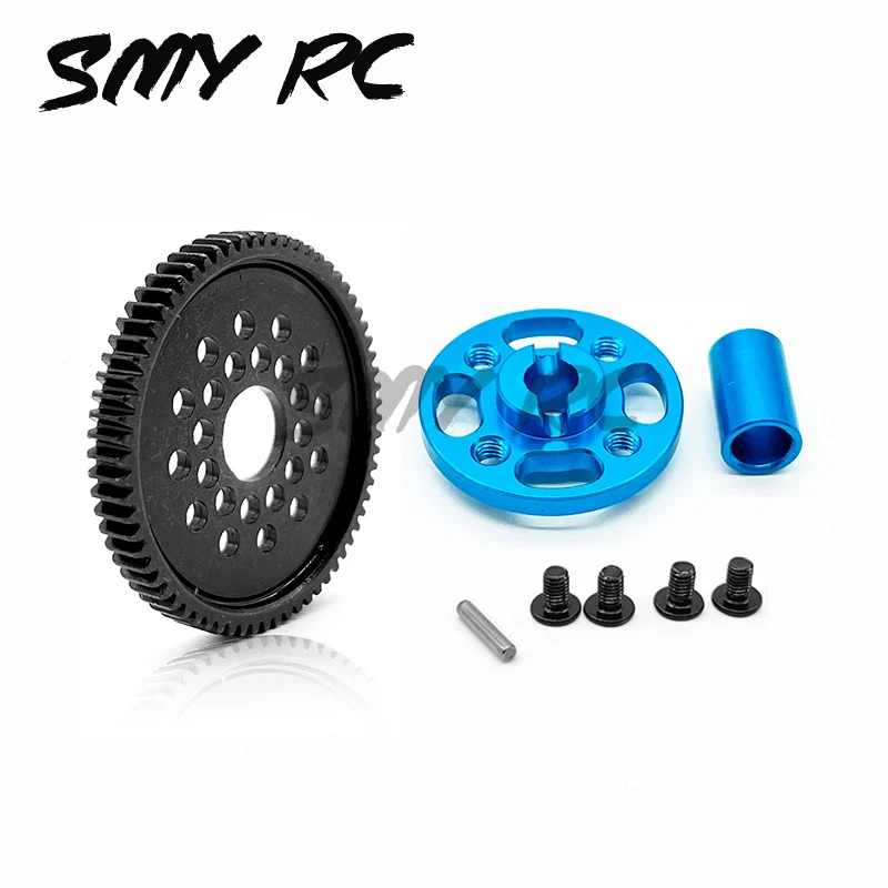 

Metal 68T Spur Gear and Gear Mount High Speed Gear Set 54500 for Tamiya TT-02 TT02 1/10 RC Car Upgrade Parts