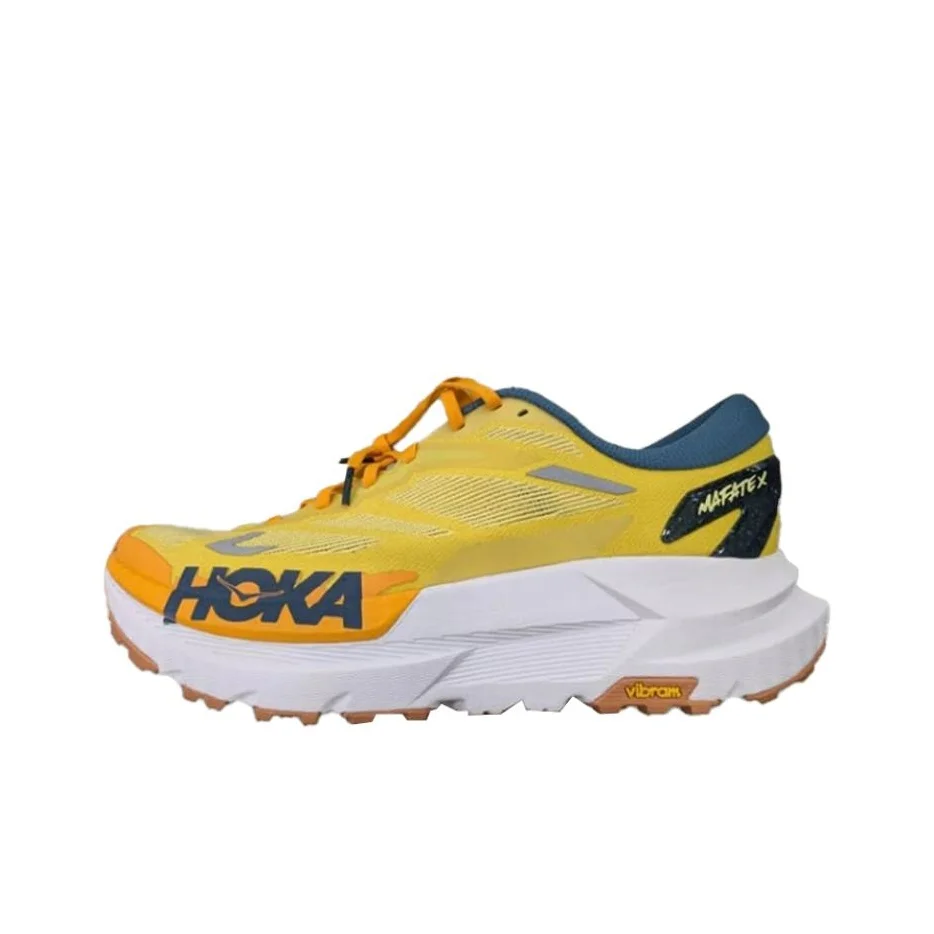 

HOKA ONE ONE Mafate X Slip Resistant Abrasion Resistant Low top Running Shoes Men's Yellow 1161990-ZTM