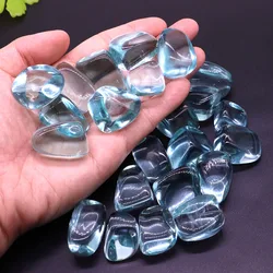 Wholesale Bulk Ocean Blue Obsidian Crystals Stones Reiki Healing Raw Rock Gravel Tumbled Gems Aquarium Gemstone Home Decor Gift