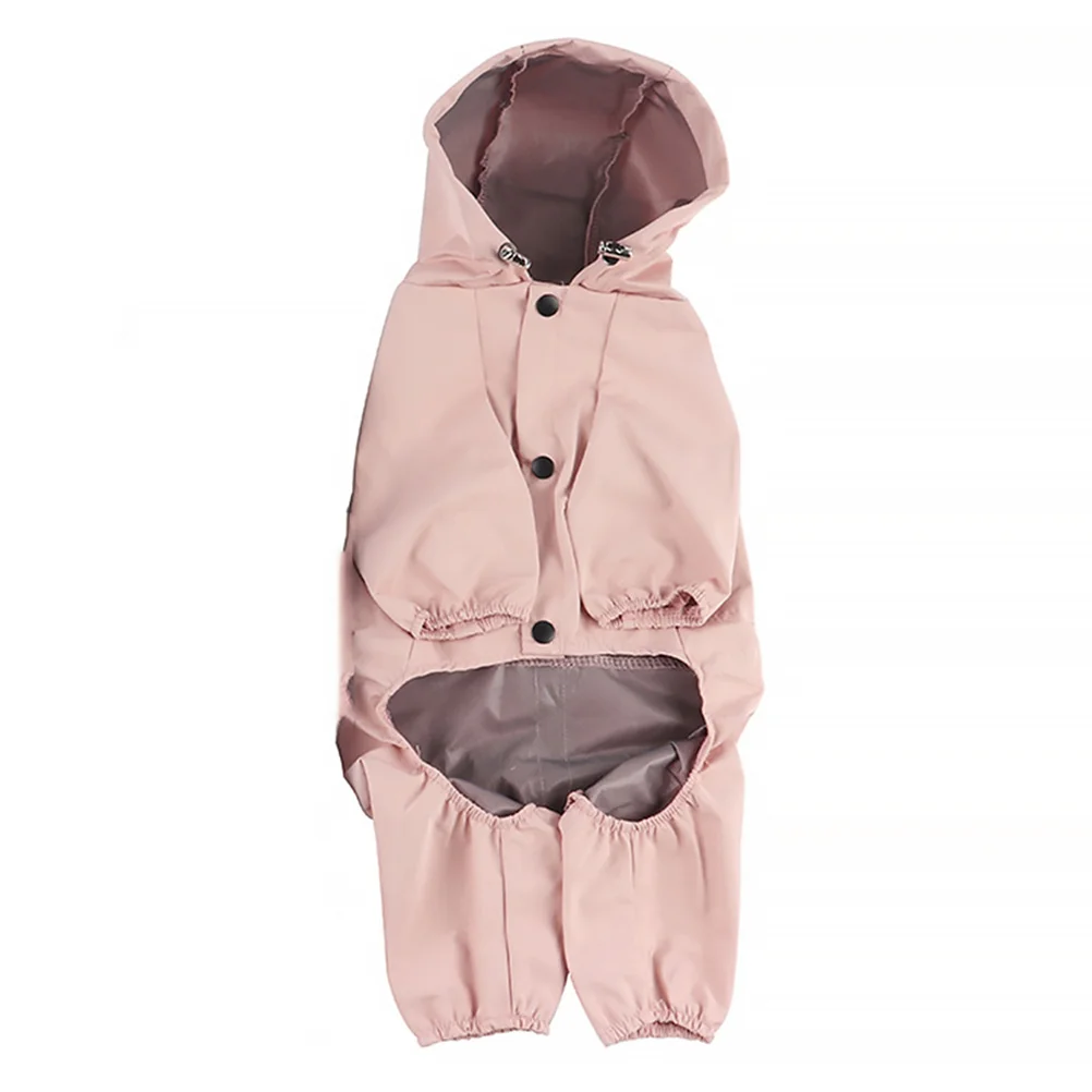 

Waterproof Reflective Dog Coat Pet Raincoats Adjustable Jackets Pink Small Dog Clothes Puppy Costume Durable Stylish