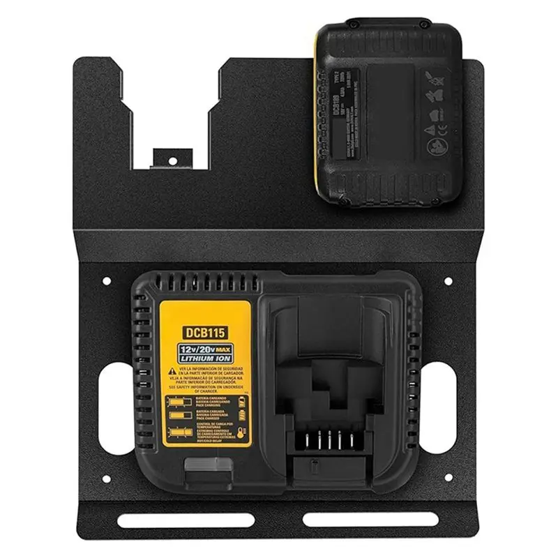 ABWZ-Wall Mount Bracket For DCB112 And 20V Battery, Battery Holder And Holder For Tool Room And Garage