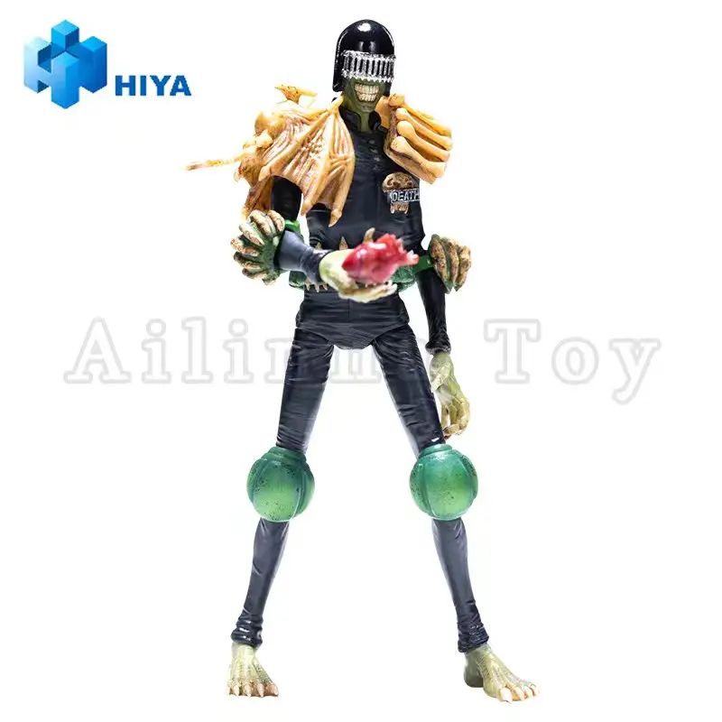 HIYA 1/18 4inch Action Figure Exquisite Mini Series Judge Dredd Judge Death Anime For Gift