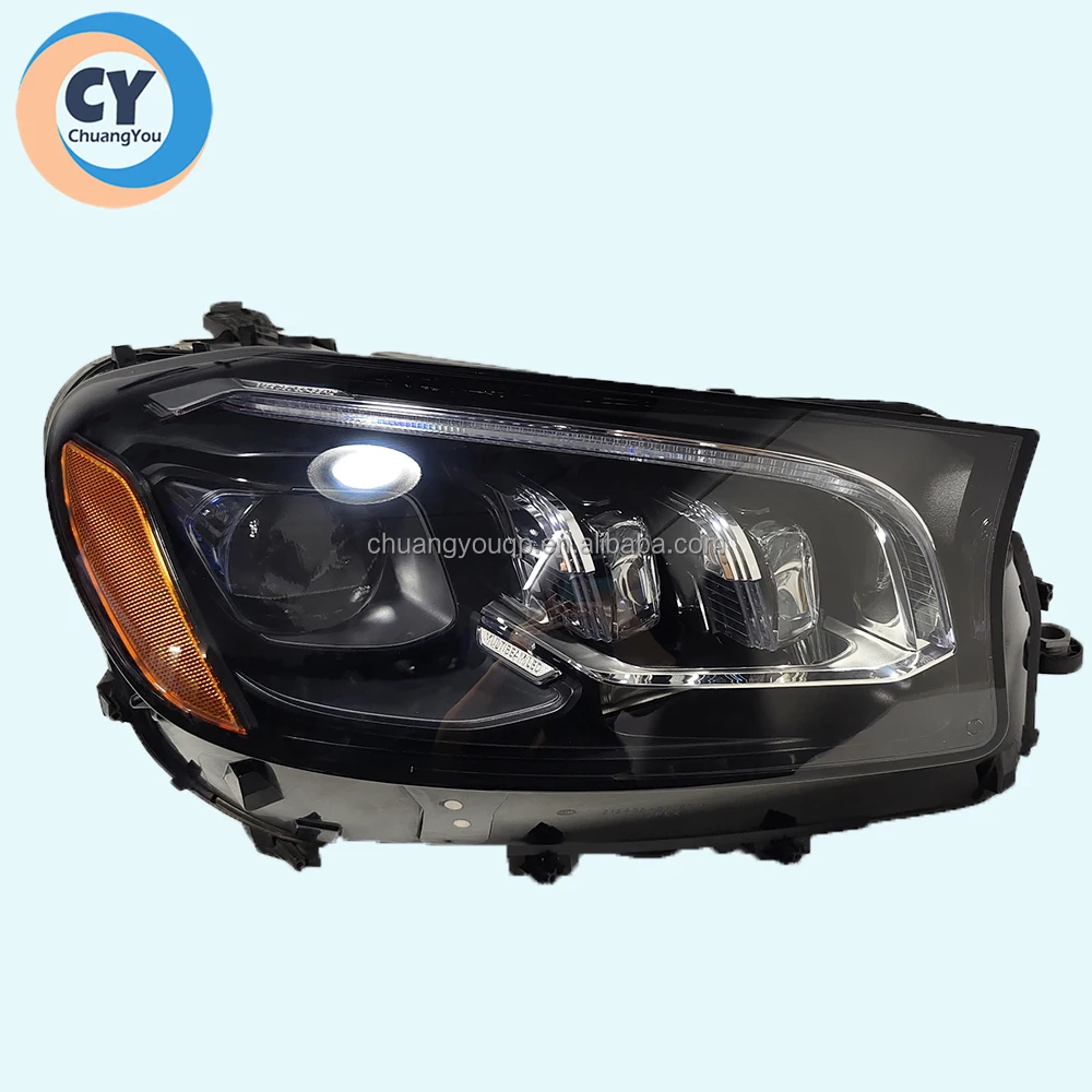 For  Mercedes-Benz GLS 63 AMG X167 Original Digital Headlight 2020 2021-2024 Maybach GLS480 GLS600 500 550 Geometric US Light