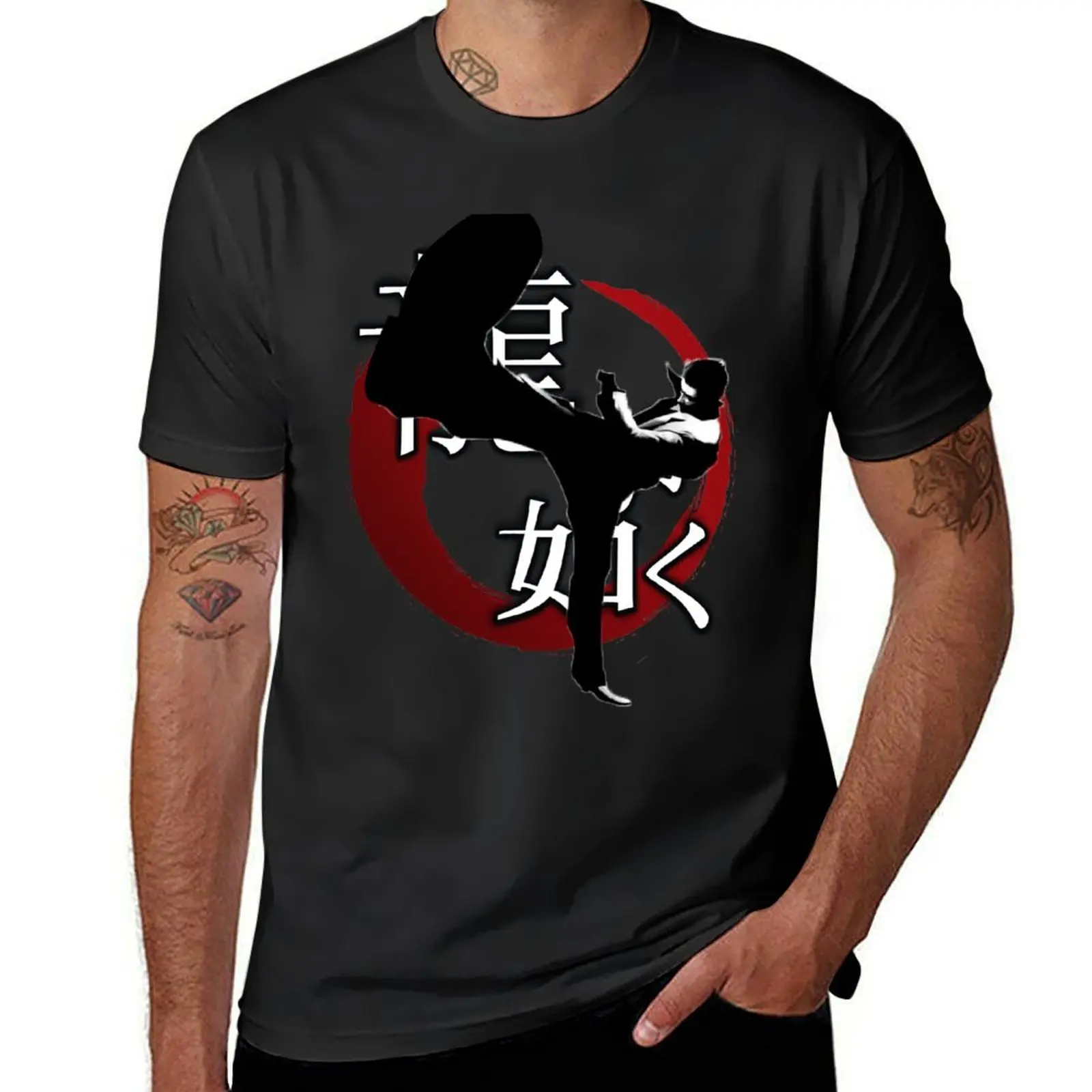 

Yakuza Logo - Kiryu Kazuma T-Shirt valentines clothes Blouse oversized graphic tee man t shirt mens designer t shirt