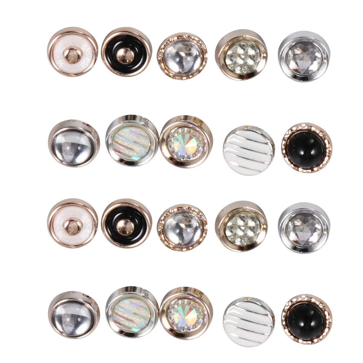 

Set Plastic Sewing Project Costume Plastic Diy Round Button Tool High Quality Versatile Easy Diy Sewing Button Use