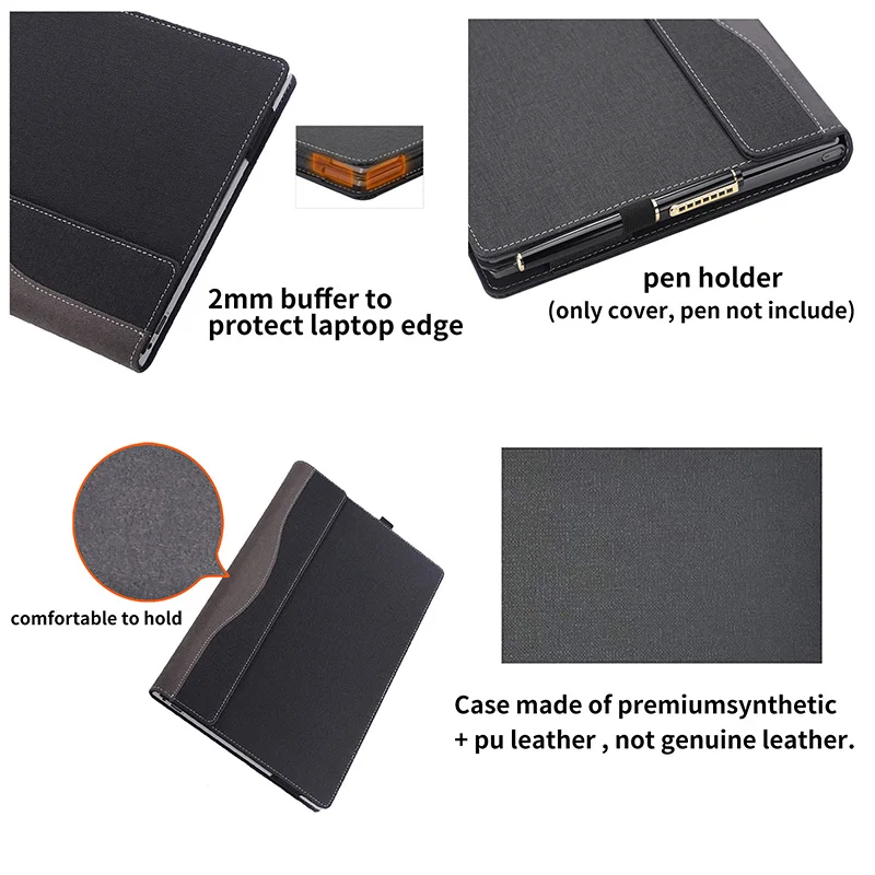 Imagem -03 - Laptop Sleeve Destacável para Lenovo Ideapad Pele Protetora Stylus Gift Notebook pc Cover Bolsa Slim 3i 15 Gen 8