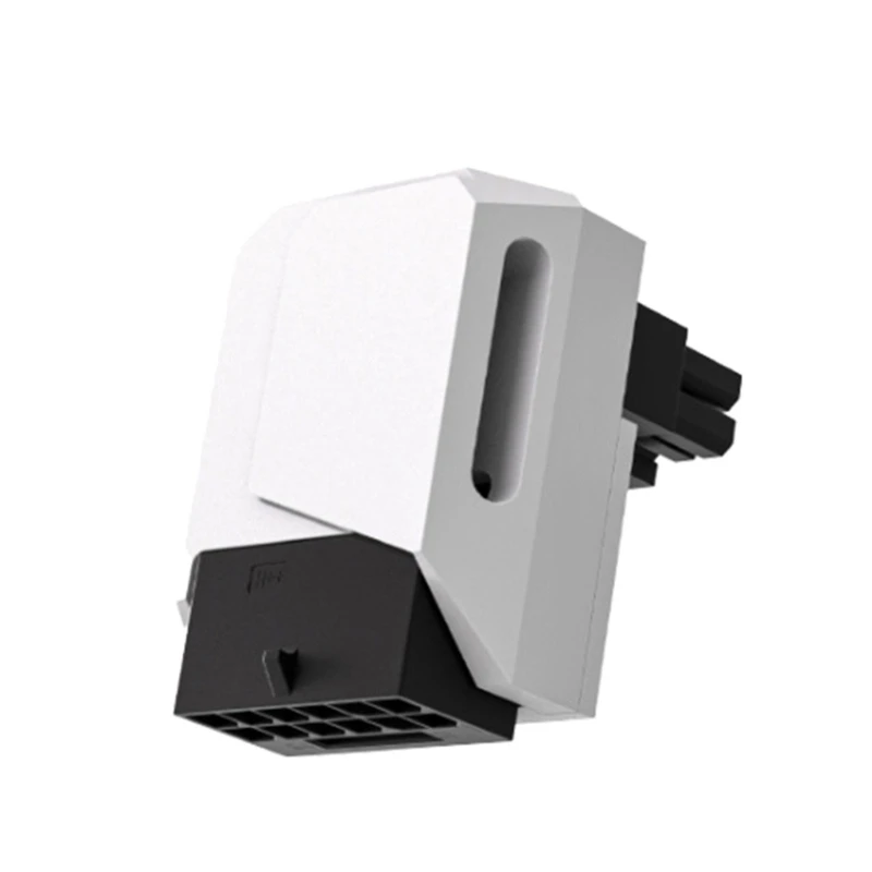 อะแดปเตอร์จ่ายไฟ GPU PCIE5.0 สำหรับขั้วต่อข้อศอกการ์ดกราฟิก RTX40 GPU 16 พิน