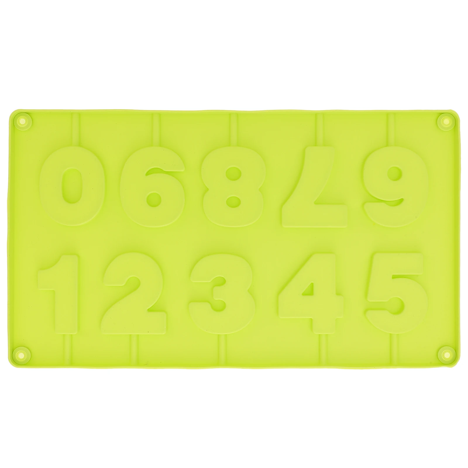 

Number Molds Cake Decorate Dessert Decorating Tool Chocolate Brown Baking