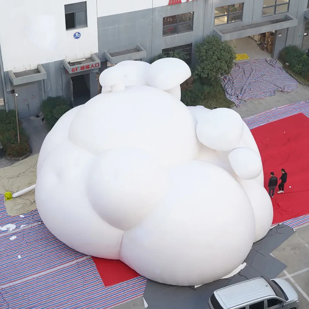 Gigantische opblaasbare paddestoel tent luchtblaasplant 3D creatieve opblaasdecoratie rekwisieten evenement park themafeest reclame rekwisieten