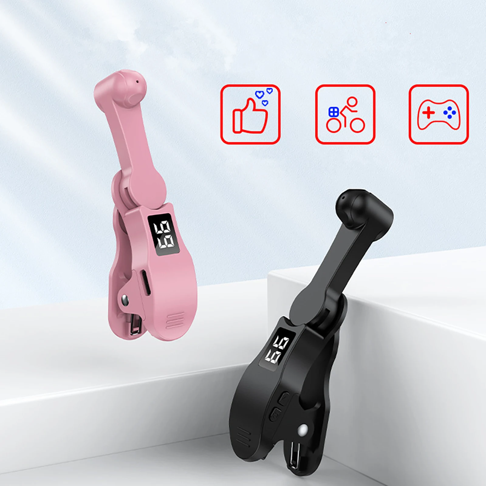 Screen Auto Clicker Tapper For Smart Phone Apps Video Live Streaming Gadget Smartphone Game Screen Touch Tapper With LED Display image 2