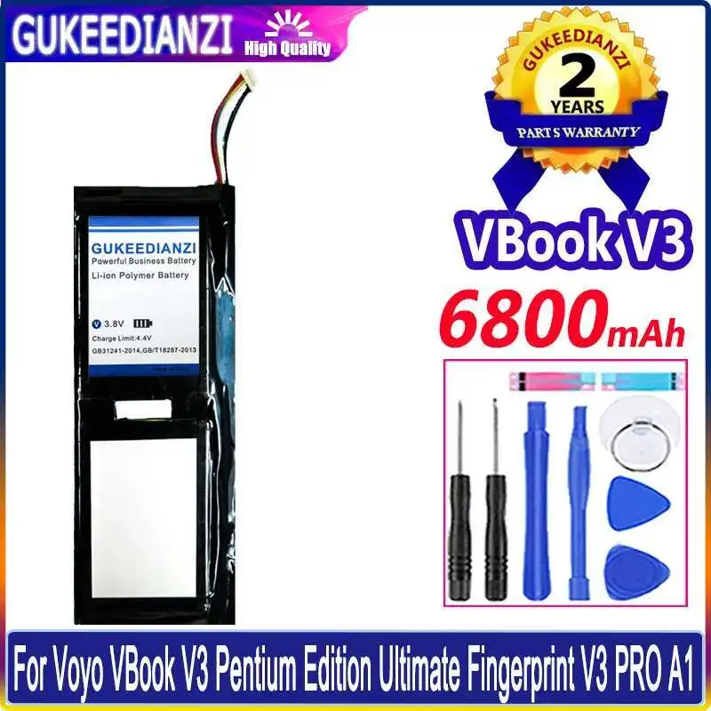 

Good Low-Temperature Performance For Voyo Vbook V3 Pentium Edition Ultimate Fingerprint Pro A1 7Line 6800Mah Tablet Battery