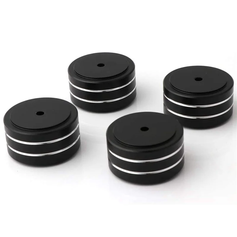 12 個 40X20mm アルミニウム Hifi AMP スピーカー分離スタンド ターンテーブル DAC フィートパッド-VVNB