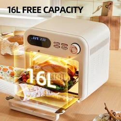 16L Horno Fryer Household Electric Oven Intelligent Visual Air Fryer Horno Portátil Pizza Oven