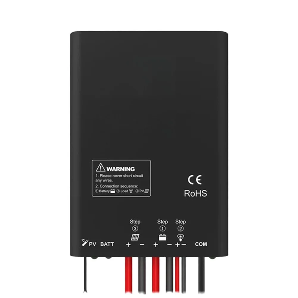 10A 20A Solar Charge Controller for IoT Systems with RS485 Interface Aluminum Housing and 12V 24V Dual Voltage Support