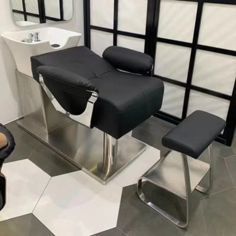 Wheels Hair Salon Styling Station Mirror Barber Hairdressing Footrest Bar Stools poltronas para salão de beleza Massage Shop