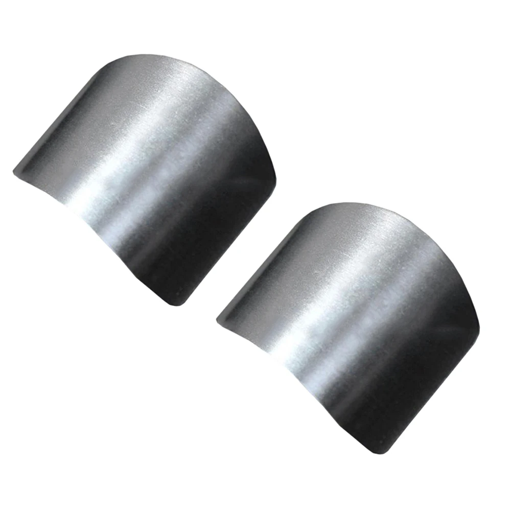 

2 Pcs Hand Protector for Cutting Vegetables Meat Anti Rust Stainless Steel Kitchen Tool Finger Guard Accessories
