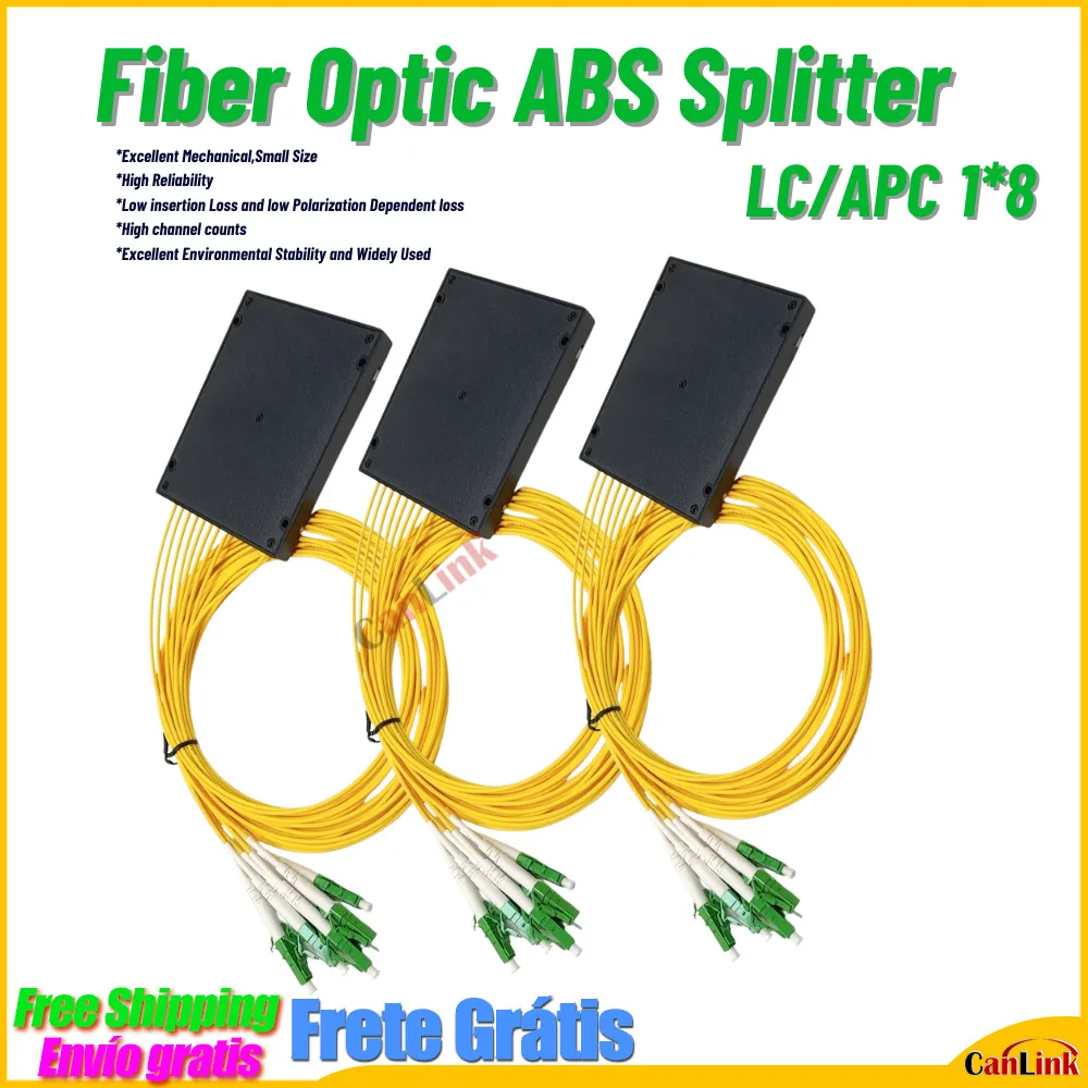 

1X4 SC/APC Волоконно-оптический разветвитель FTTH FBT Оптическая муфта 1:4 SC APC Одномодовый оптический разветвитель Simplex PLC