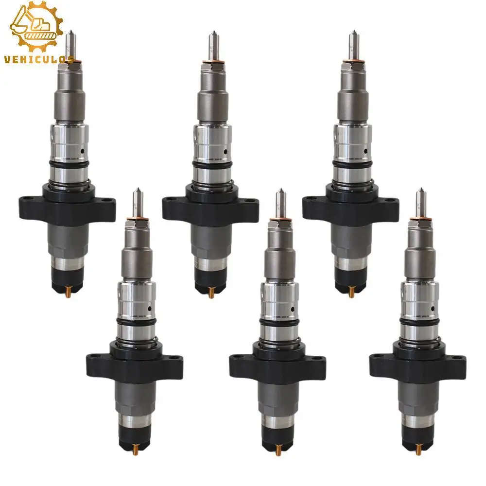 

6PCS Fuel Injectors Set 0445120238 0986435505 For 04-09 RAM 2500 3500 Cummins 5.9L Diesel Engine R5135780AD R5135790AB