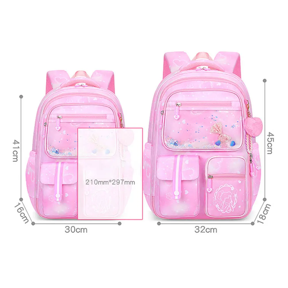 Sac à dos mignon pour élève de l'école primaire, élégant, portable, polyvalent, sac à livres respirant pour livres préscolaires