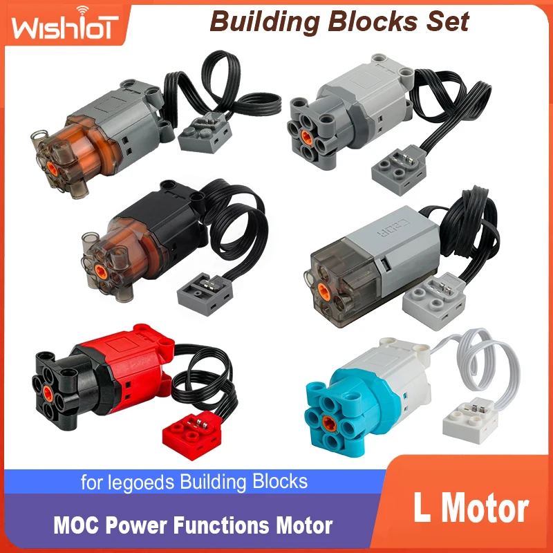 Technical MOC Power Functions L Motor Electronic Building Block Set for legoeds Building Blocks 88003