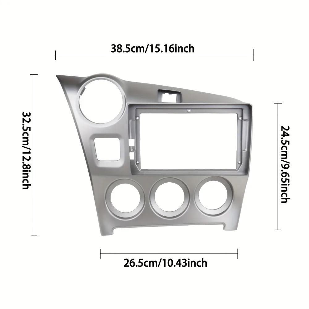 Car Radio Fascia for TOYOTA MATRIX 2009-2014 LHD 2Din Head Unit Frame Stereo GPS DVD Player Install Panel Dash Mount Trim Kit