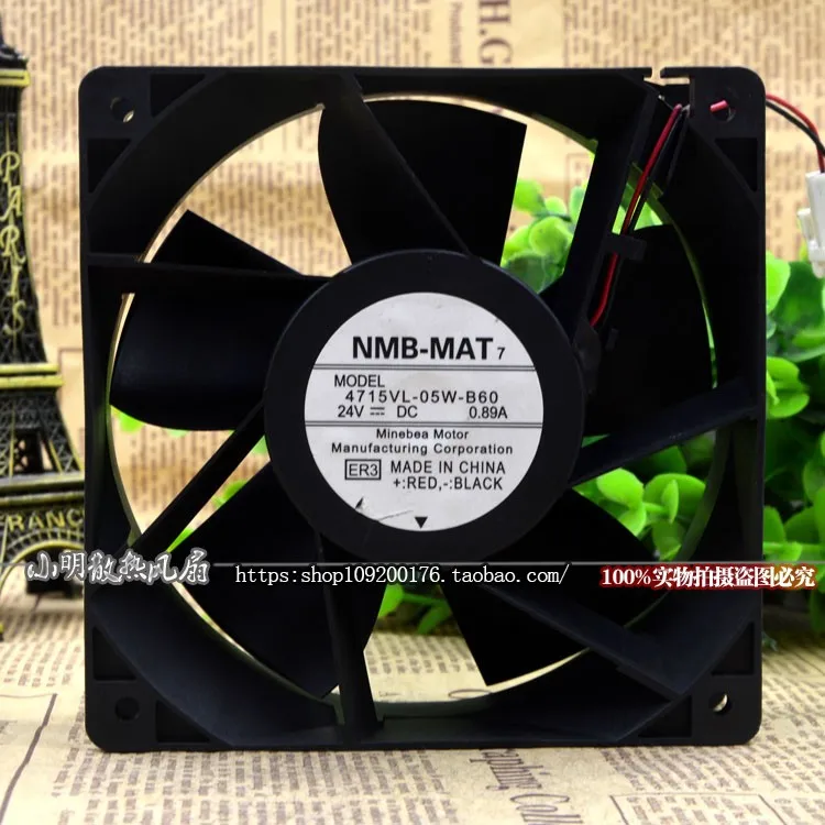 

НОВЫЙ ОРИГИНАЛЬНЫЙ 4715VL-05W-B60 24 В 0,89 А 12038 120*120*38 мм ОХЛАЖДАЮЩИЙ ВЕНТИЛЯТОР