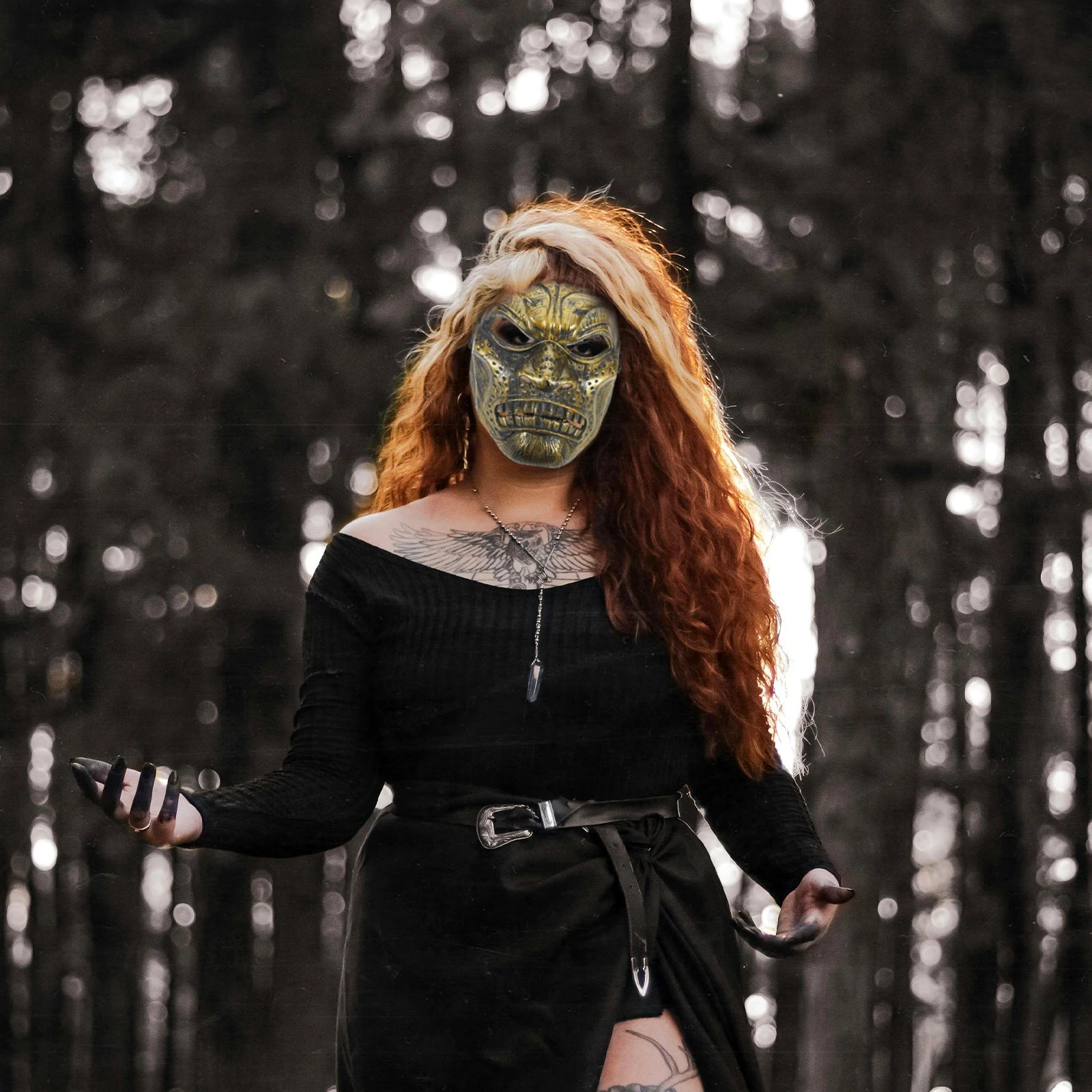 

Roman Soldier Mask Men Costume Full Cover Lightweight Vintage Style Knights Mask for Halloween Cosplay Party Masquerade