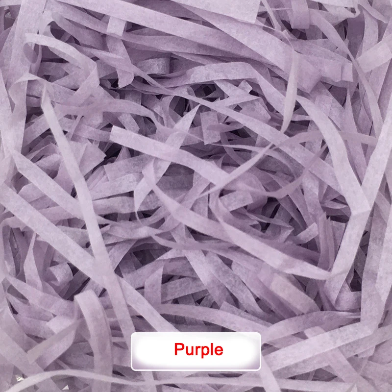20g Colorful Shredded Crinkle Paper Raffia for Gift Box Packaging Stuffing DIY Handmade Jewelry Package Decoration