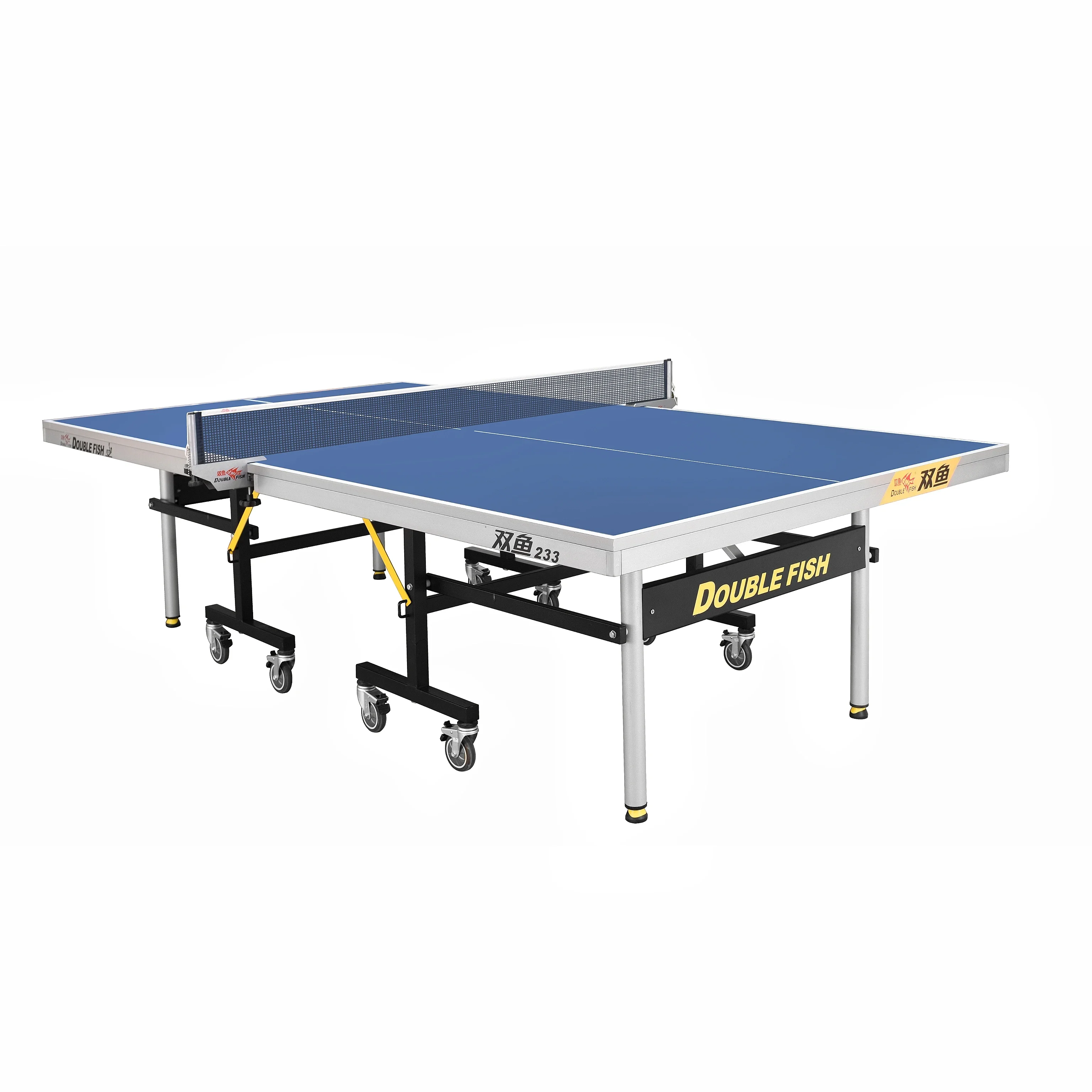 

China Best Price Double Fish Mdf Board Foldable Standard Table Tennis Ping Pong Billiard Table