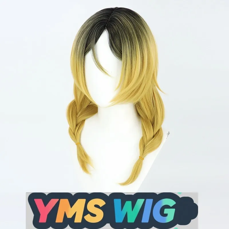 Free Person】Volleyball Boy Long Hair Female Version Kuzui Rinko Cosplay Wig Dyed Silicone Realistic Scalp Sex Change