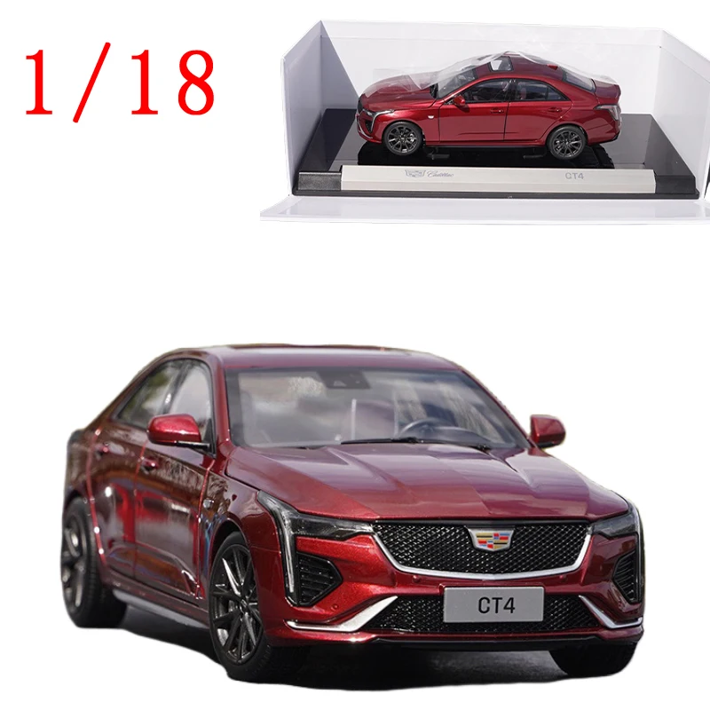 

Diecast 1/18 Scale Cadillac Alloy Car Model Cadillac CT4 Play Vehicles Toys for Boys Original Box