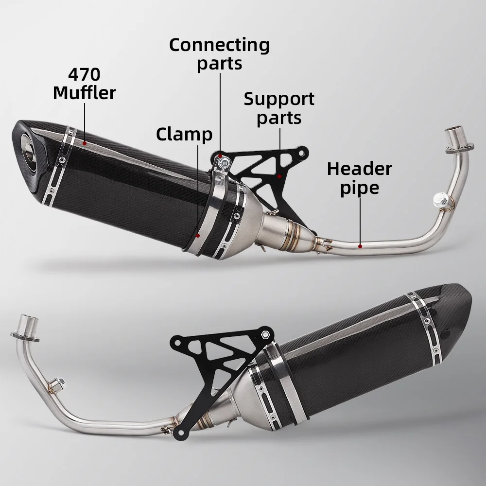 

high quality Full Exhaust System For Vespa Sprint Primavera 150 125 2017-2020 Sprint 125 sprint 150 Moto Exhaust Modification