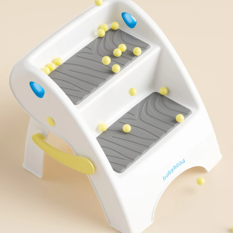 어린이 스텝 스툴, 아기 안정적인 손 세척 사다리, 싱크대 미끄럼 방지 발판, 유아 욕실 패드 발판