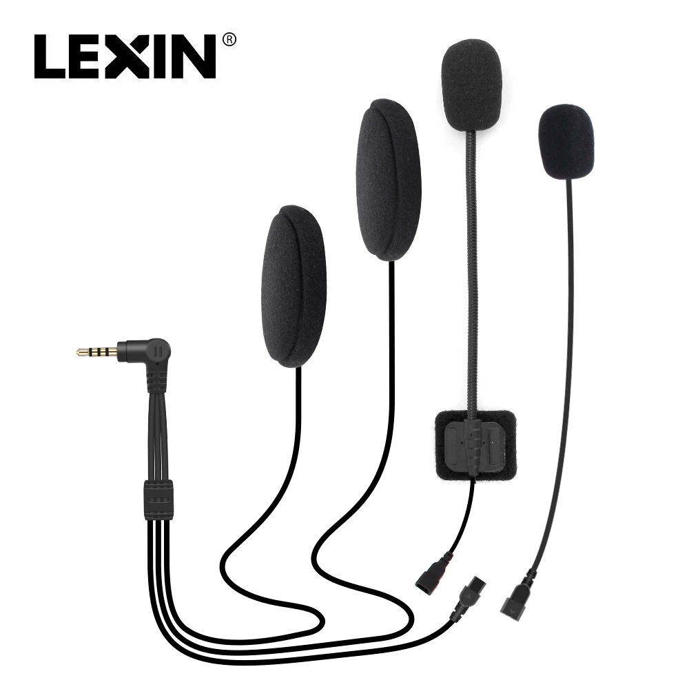 Lexin Headphone Accessories Metal Clip Set Accessories for Lexin-ET COM Motorcycle Bluetooth Helmet Interphone Intercom