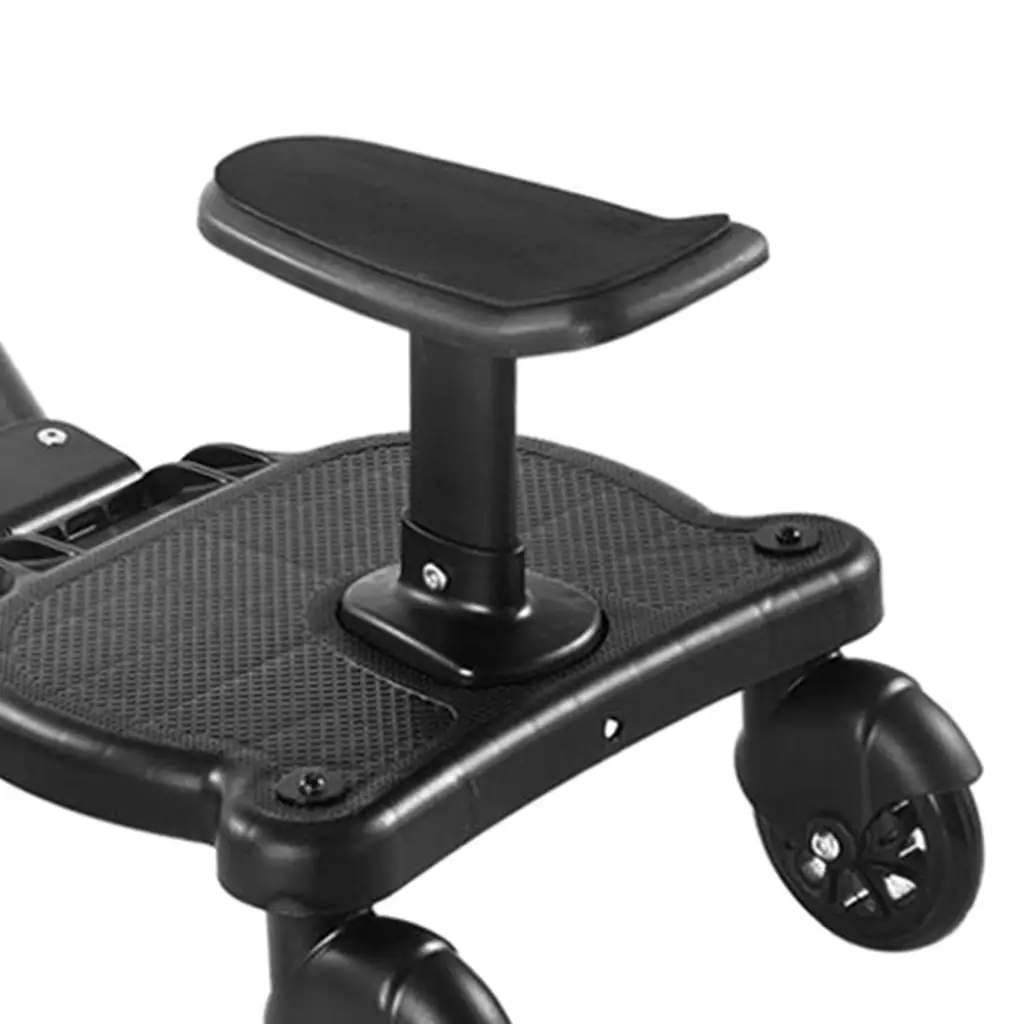 Adaptador de Pedal para cochecito de niños, placa de pie con asiento, remolque auxiliar para segundo niño, patinete gemelo, autoestopista, moda