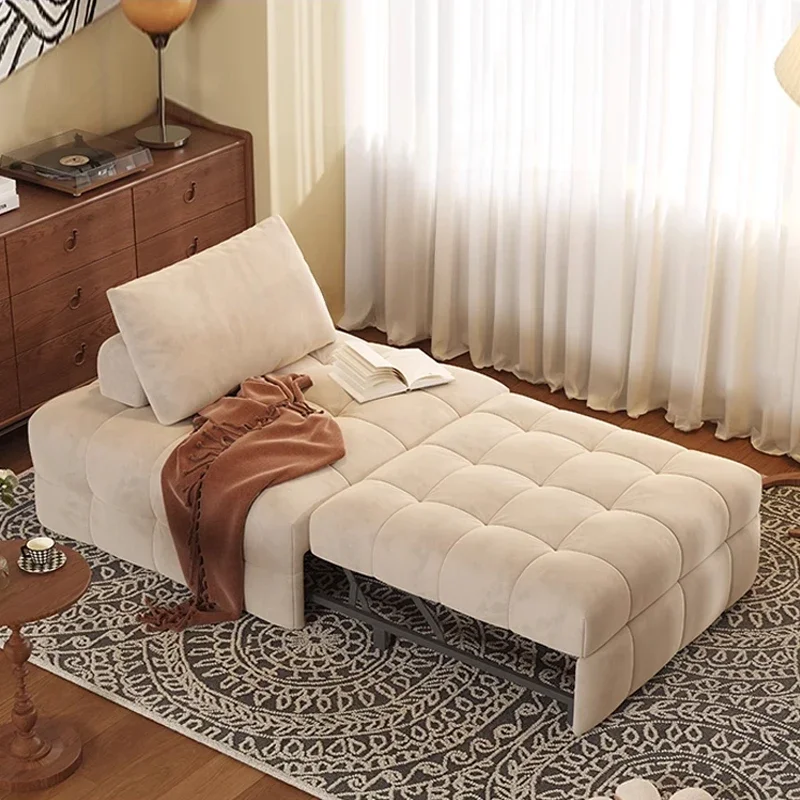 

m Cream Wind Modern Sofa Bed Living Room Multifunctional Single Sofa Trendy Relaxing Lounge Suite Furniture m