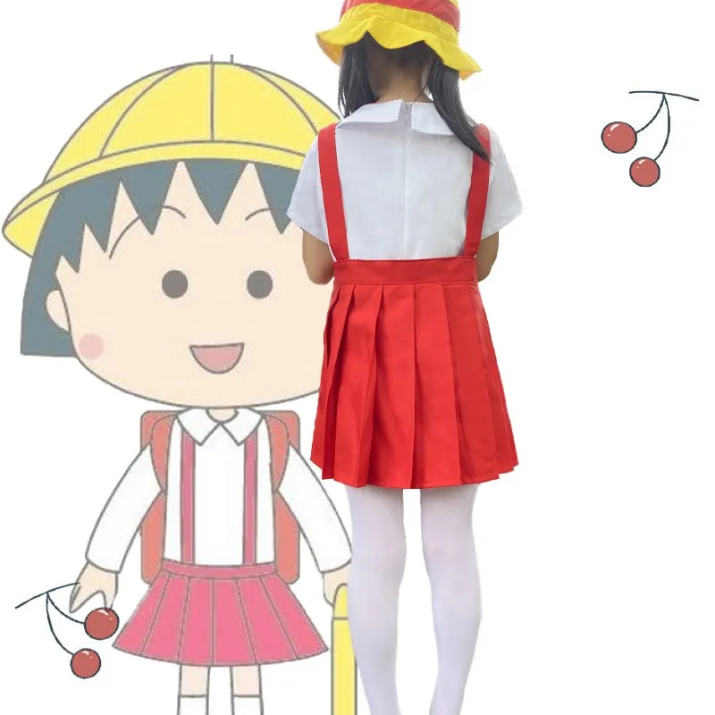 Halloween Anime Cosplay Outfit Cherry Small Ball Parent-Child Clothes Kindergarten Uniform Cute Lolita Costume Ladies Fashion